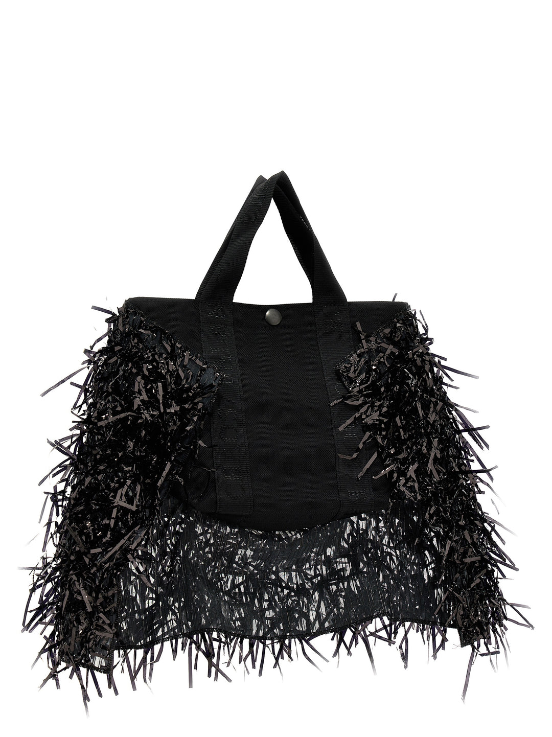 Fringed Handbag Hand Bags Black