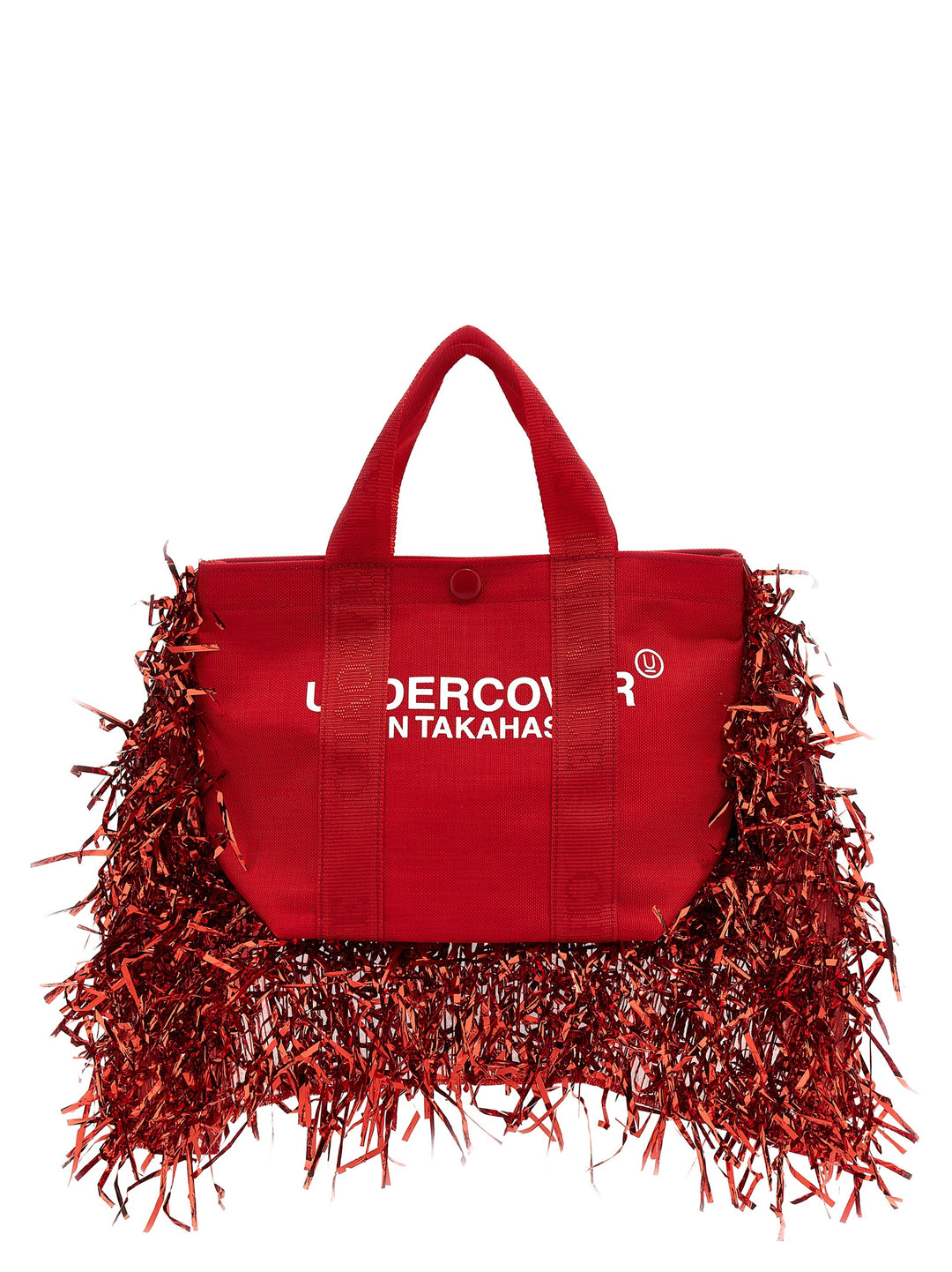 Fringed Handbag Hand Bags Red