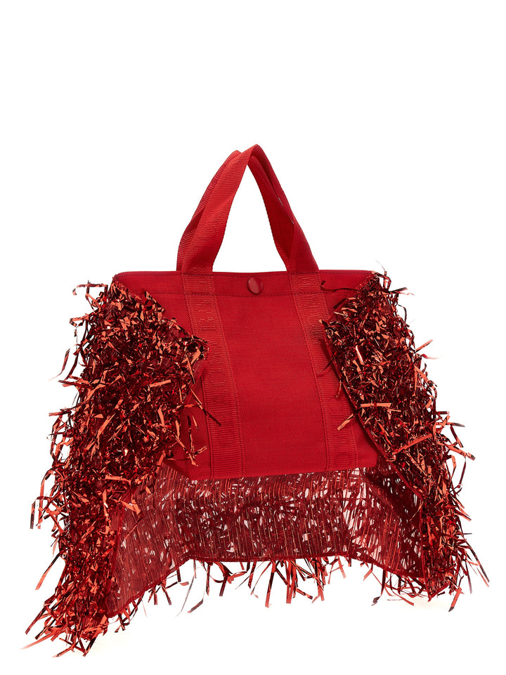 Fringed Handbag Hand Bags Red