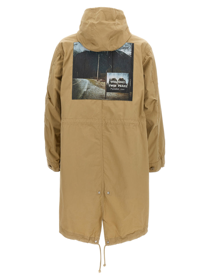 Twin Peaks Coats, Trench Coats Beige