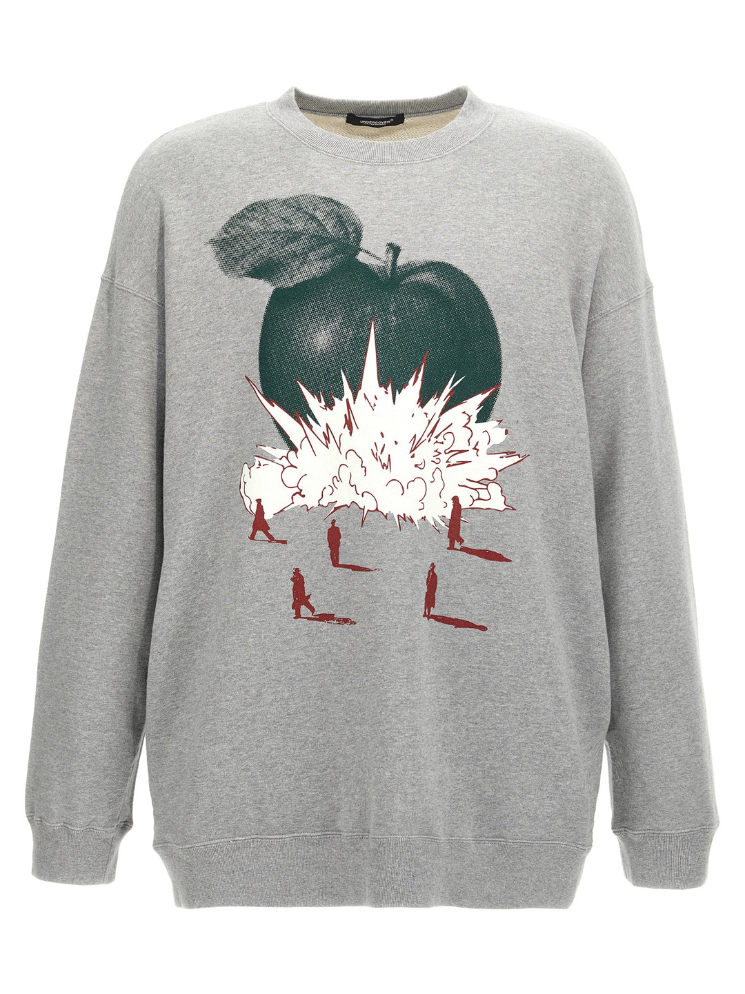 Print Sweatshirt Gray