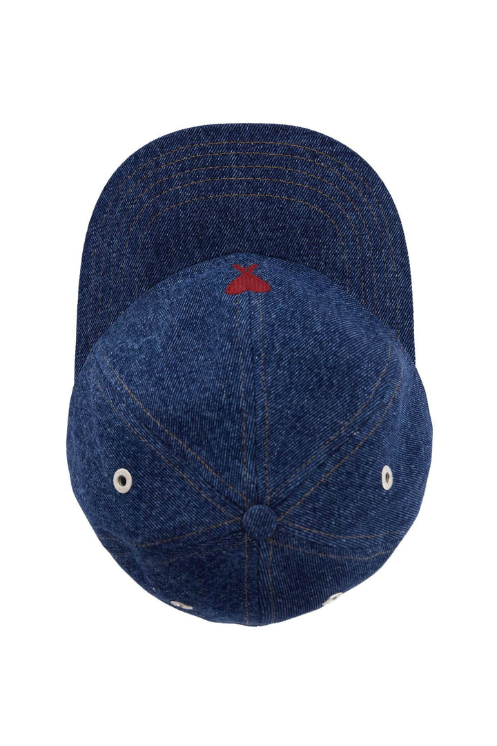 Cappello Baseball Ami De Coeur In Denim