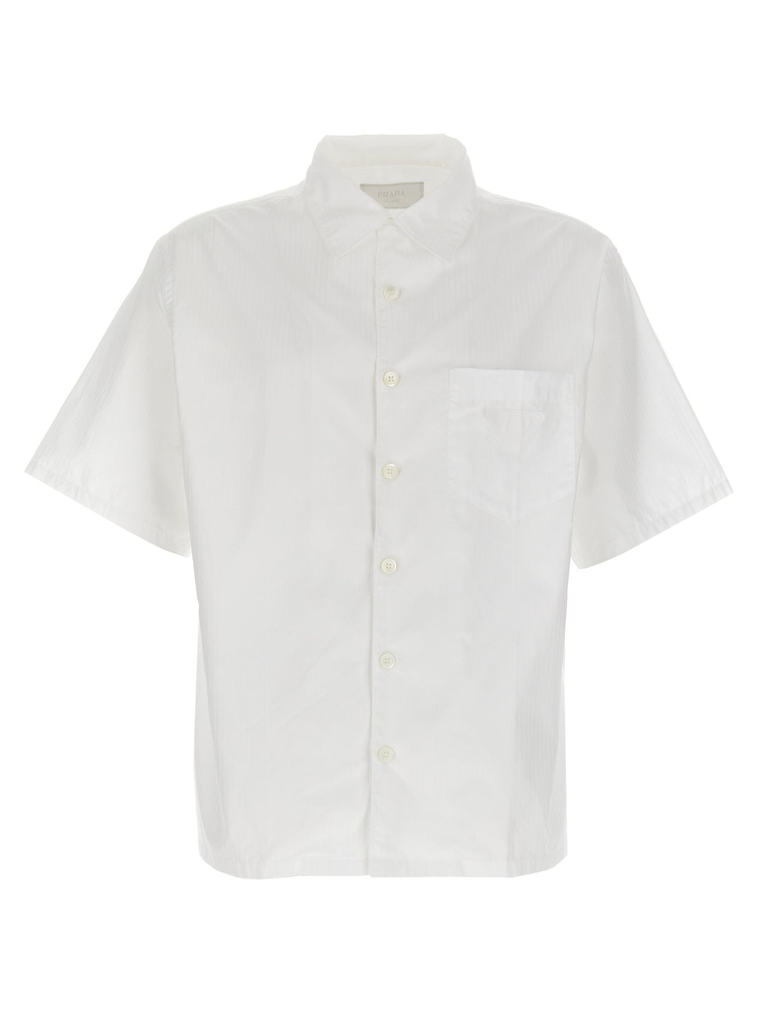 Prada Striped Shirt Shirt and Blouse - White | 2f1bc74af7dbba6a85af42f9f5e06c0f9f0ea58c