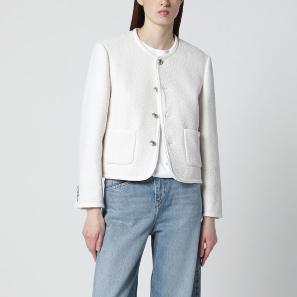 Cream Bouclé Tweed Jacket