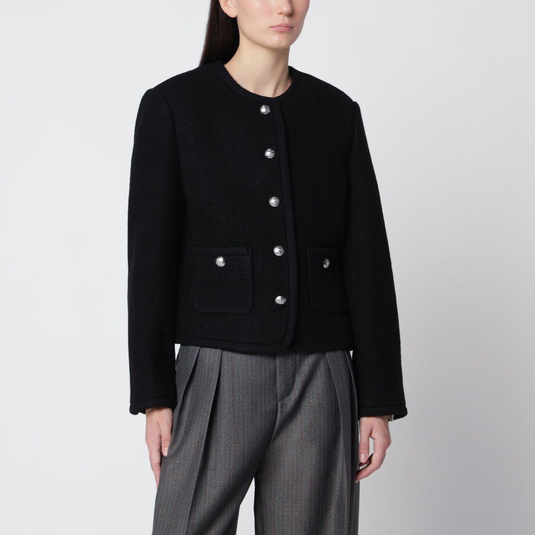 Dunst Black Classic Jacket In Tweed