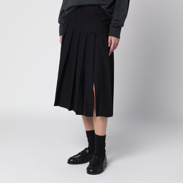 Dunst Black Pleated Skirt
