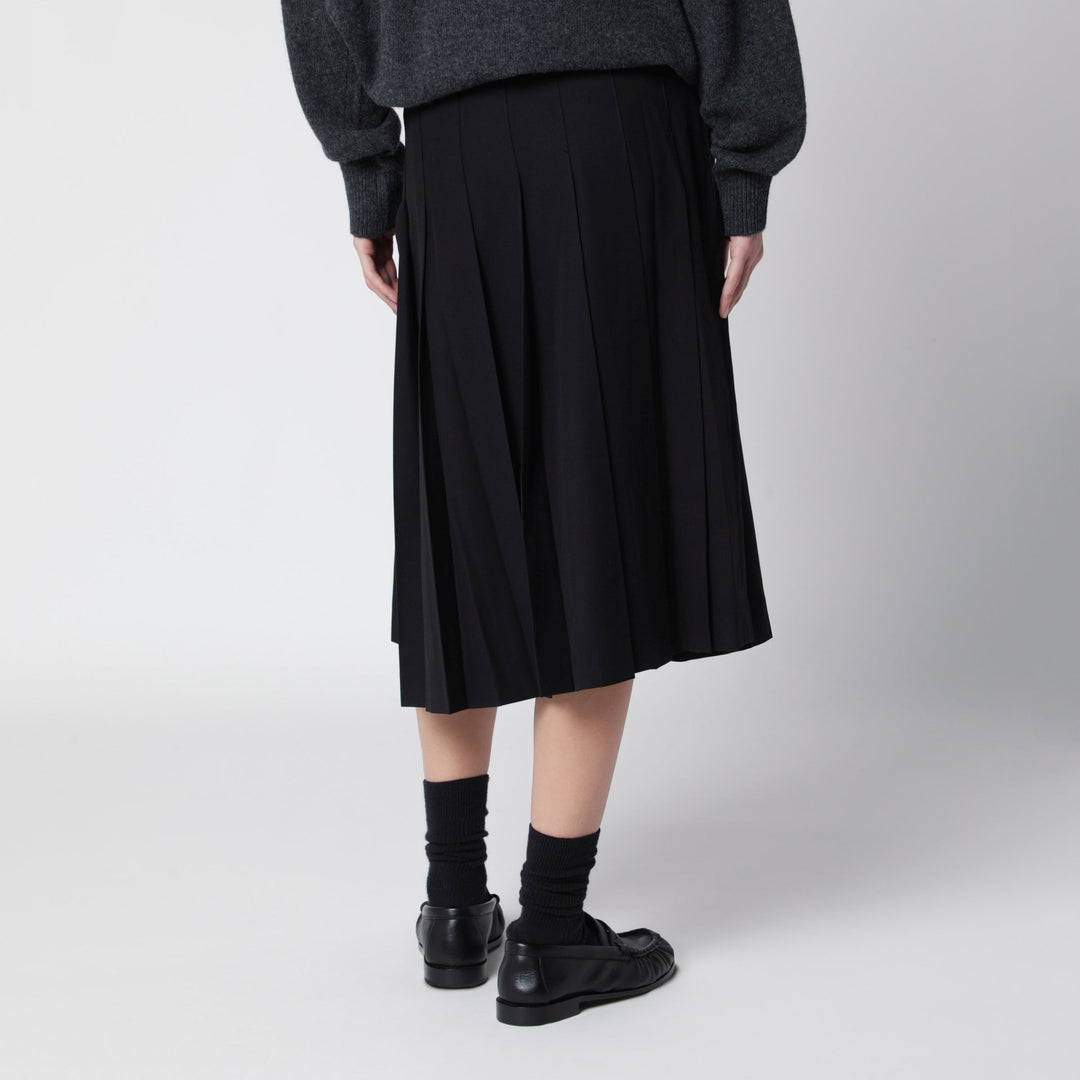 Dunst Black Pleated Skirt