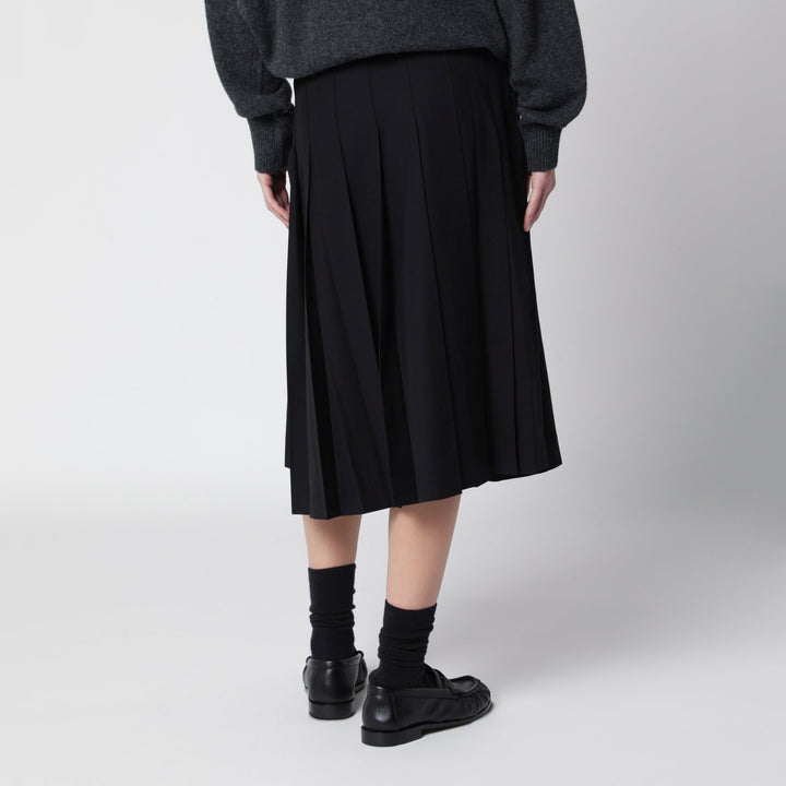 Dunst Black Pleated Skirt