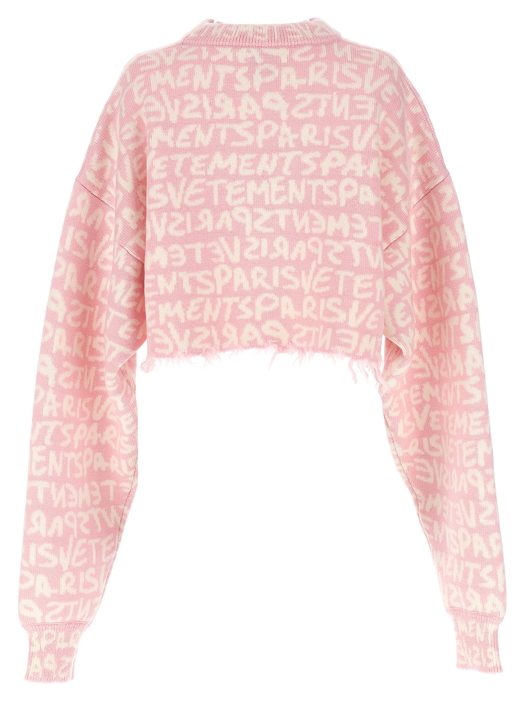 Graffiti Monogram Sweater, Cardigans Pink