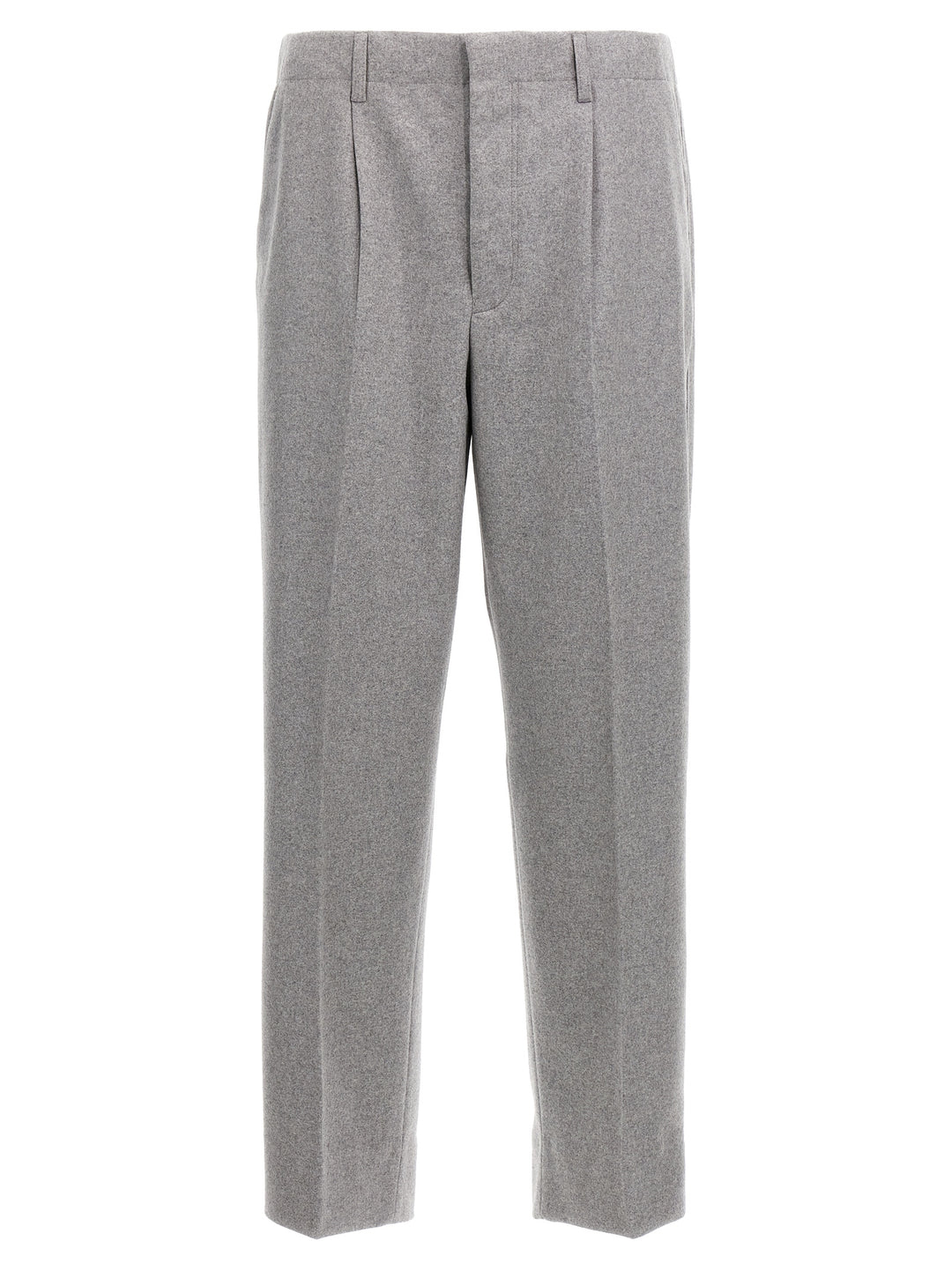 Cashmere Wool Pants Gray