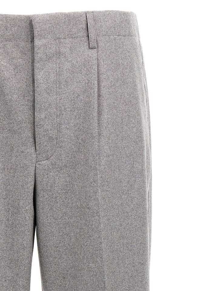 Cashmere Wool Pants Gray