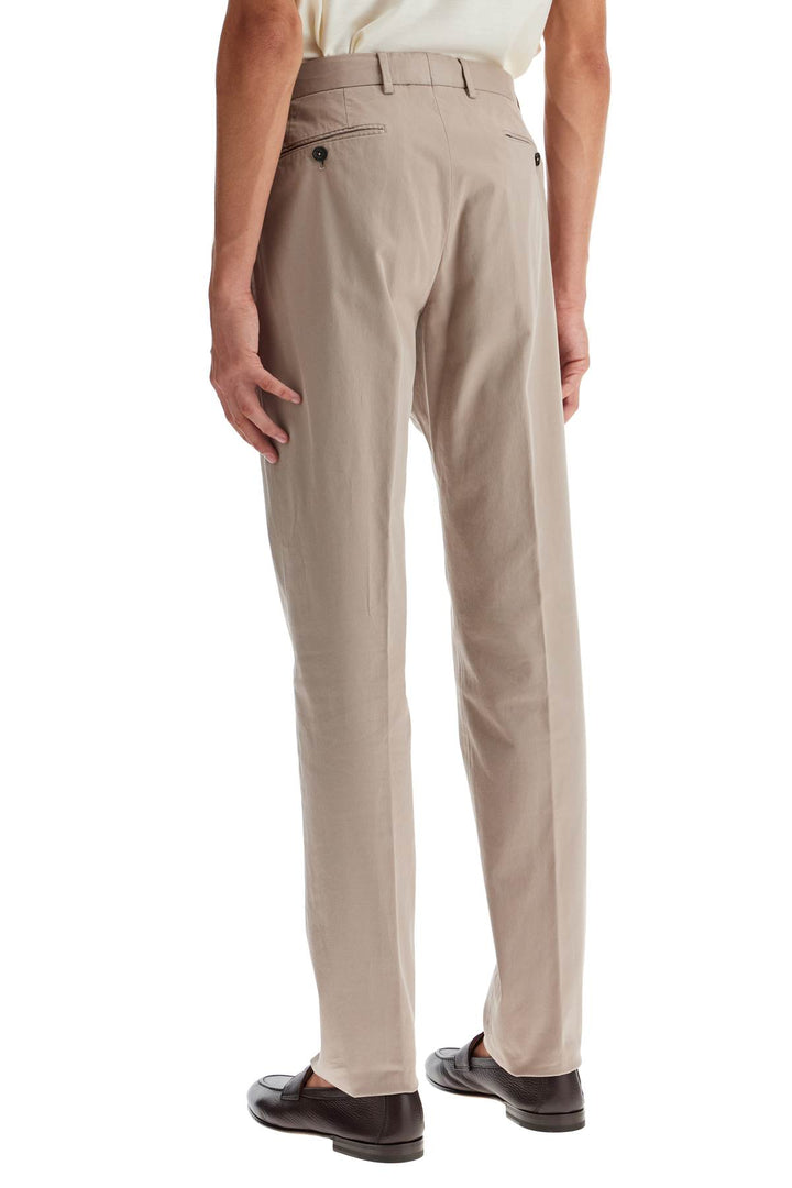 Pantaloni In Cotone Stretch