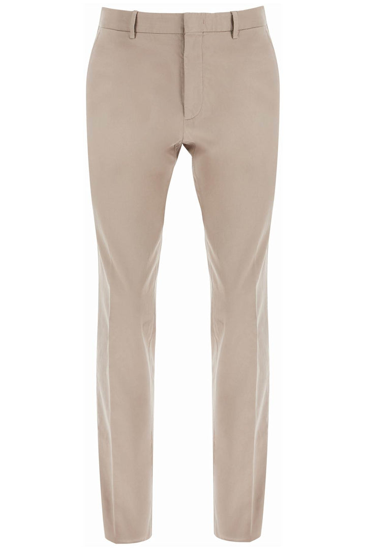 Pantaloni In Cotone Stretch