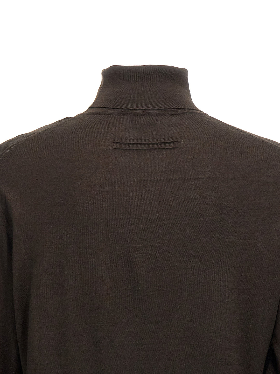 Silk Cashmere Turtleneck Sweater Sweater, Cardigans Brown