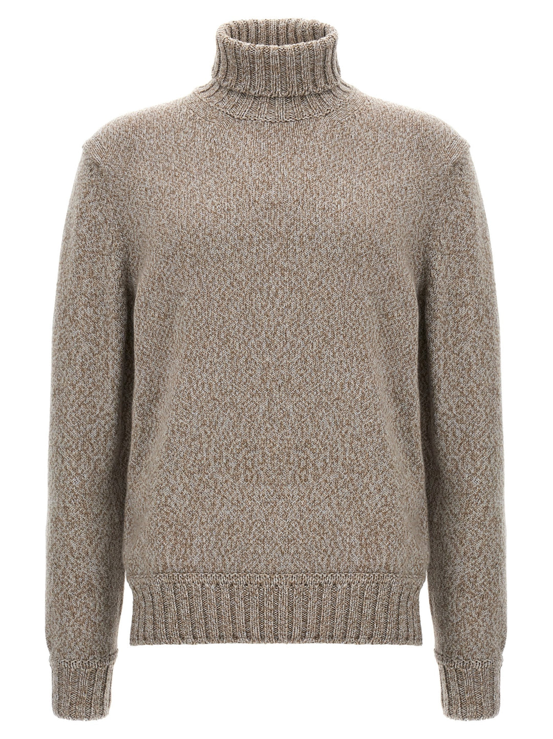 Turtle-Neck Sweater Sweater, Cardigans Beige