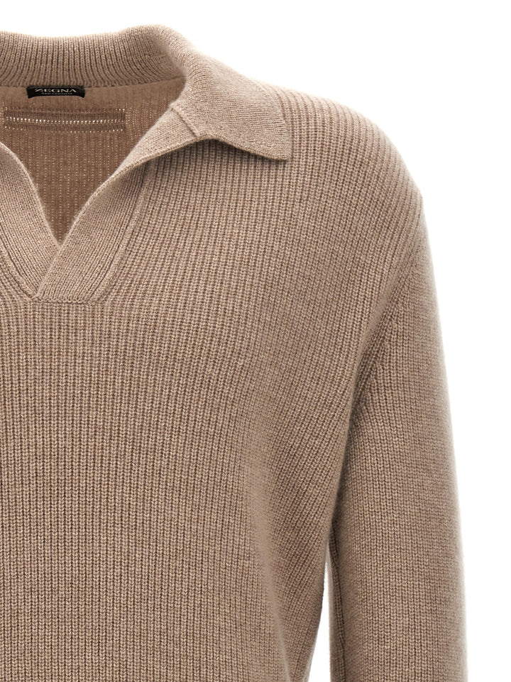 Oasi Sweater, Cardigans Beige