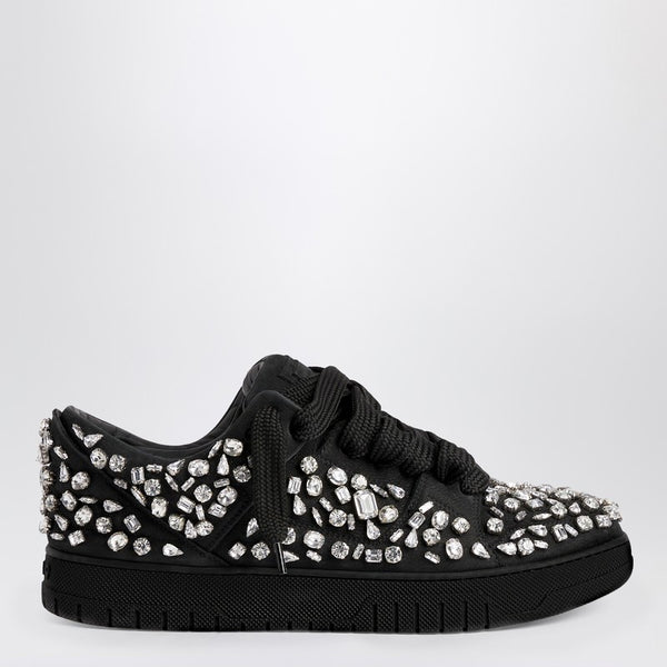Skate Sneakers Crystals Black
