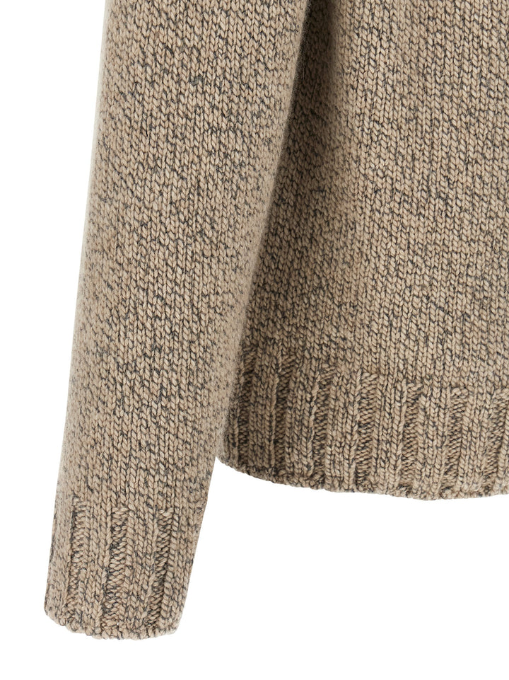 Zegna Cashmere Sweater Sweaters and Cardigans - Beige | 9113f6ff281f3debb1bba8fb27e35eff2790c40a