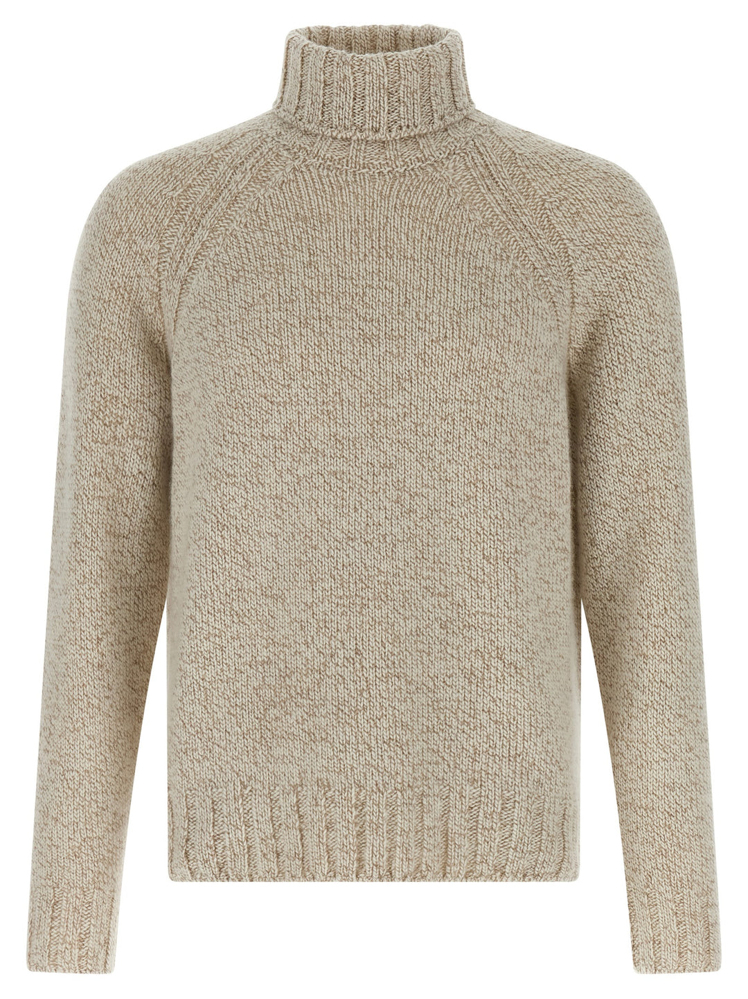 Zegna Cashmere Turtleneck Sweater Sweaters and Cardigans - Beige | bed3215282d1089114cf26e38e763cf2212d0535