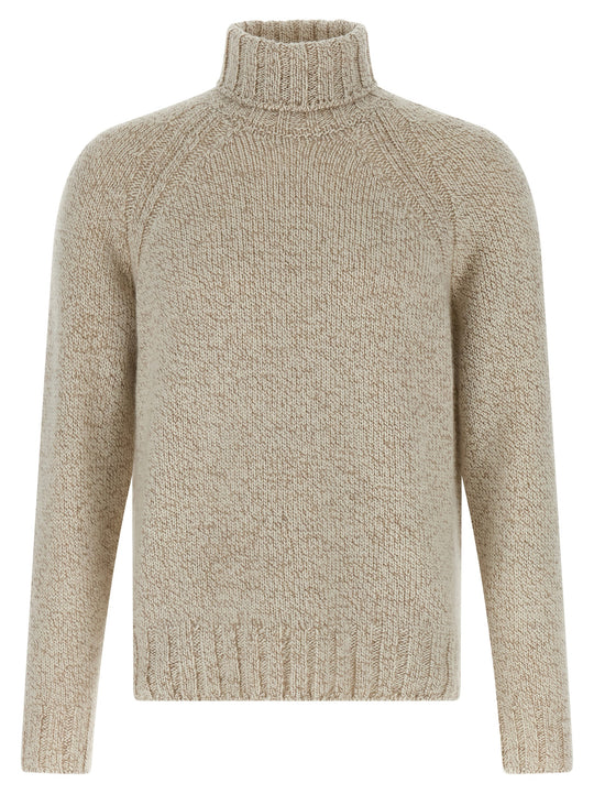 Cashmere Turtleneck Sweater Sweaters And Cardigans Beige
