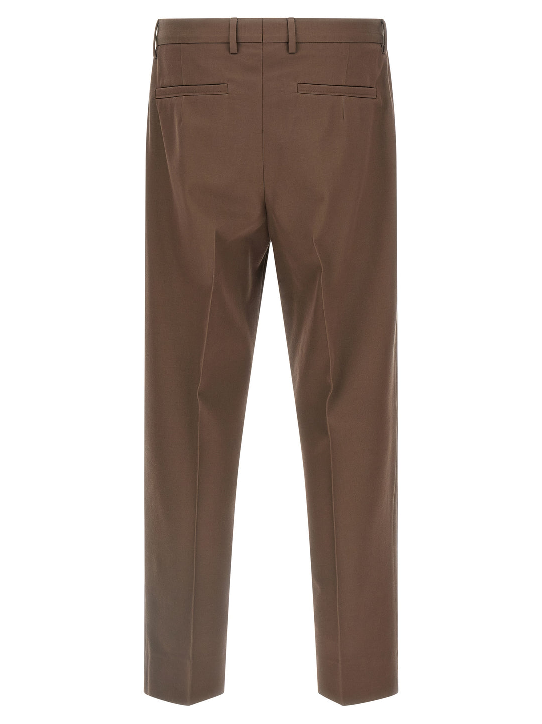 Zegna Wool Cotton Pants - Brown | de5009e344be4132f66109ec9283f70a181261e0