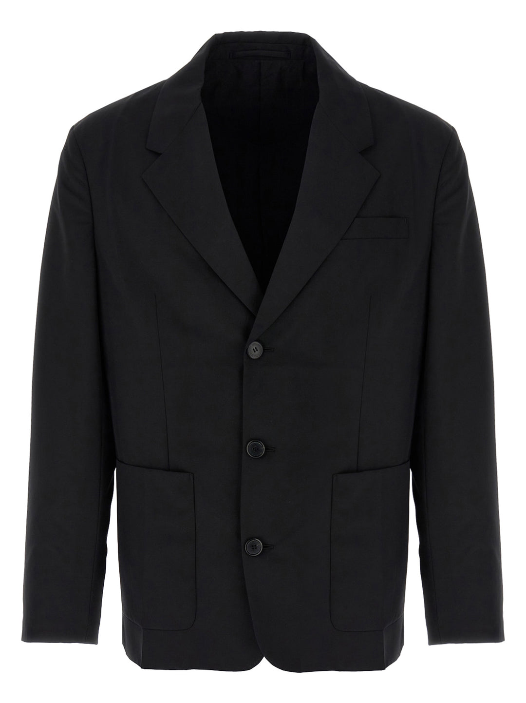 Prada Single-Breasted Blazer - Black | 970a9f01fe158c35150fd486b896360de4fca46f