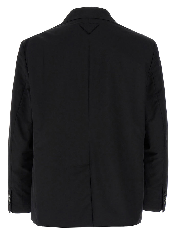 Prada Single-Breasted Blazer - Black | 2b7598132ab1178eee0894d51ee35d9559891af3