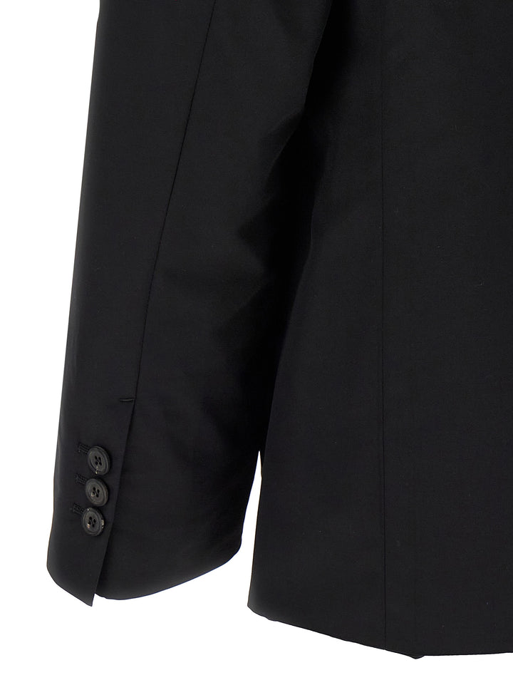 Prada Single-Breasted Blazer - Black | 720449a4d52ec11f9a333c574348ba2feeb97e0b