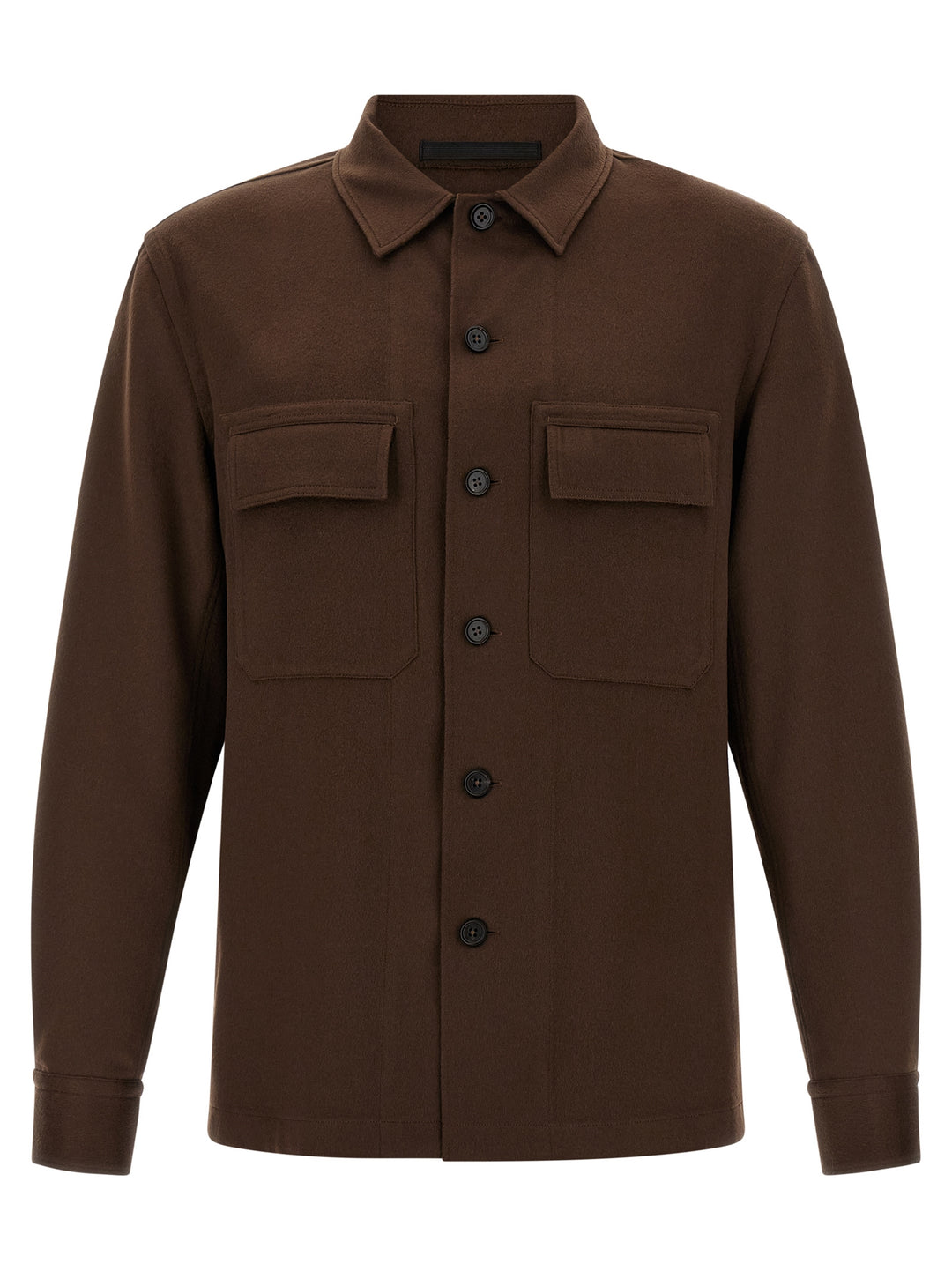 Zegna Alba Shirt and Blouse - Brown | 214de03aee7d085c91b96ca4e3120585667cf45b