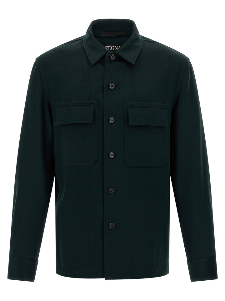 Zegna Alba Shirt and Blouse - Green | 22e6a34d800fd22c85de0b40ce63160e7ec8bb71