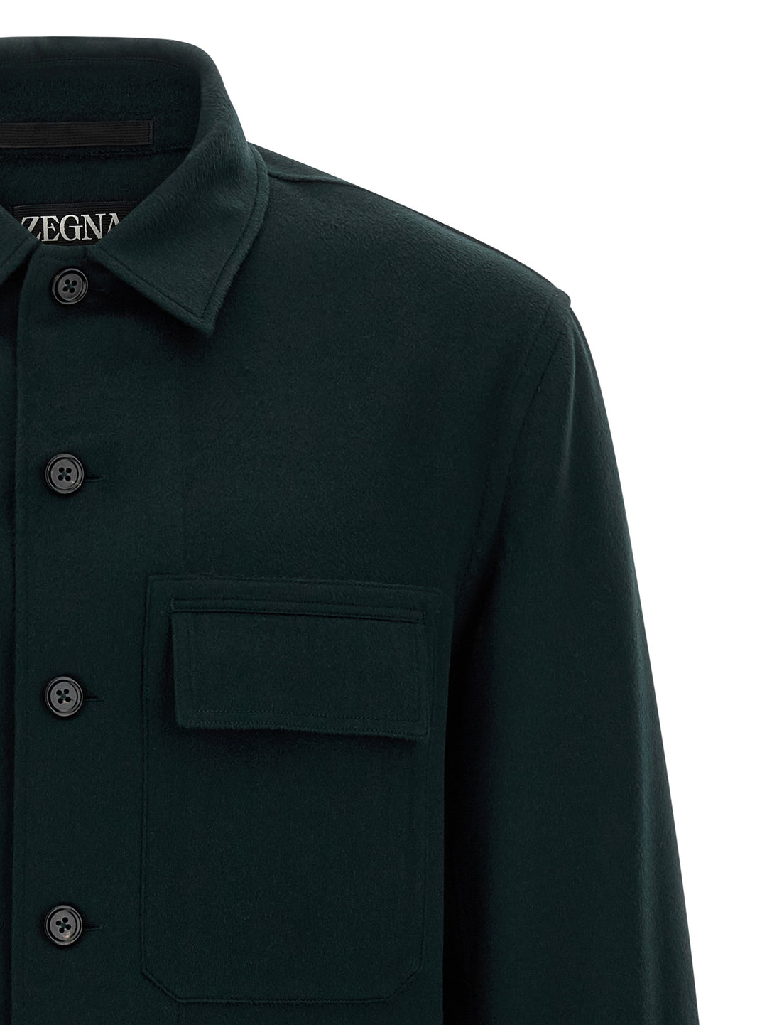 Zegna Alba Shirt and Blouse - Green | dd0e8b2a4517e4e558f79414e510cece94bd19ec