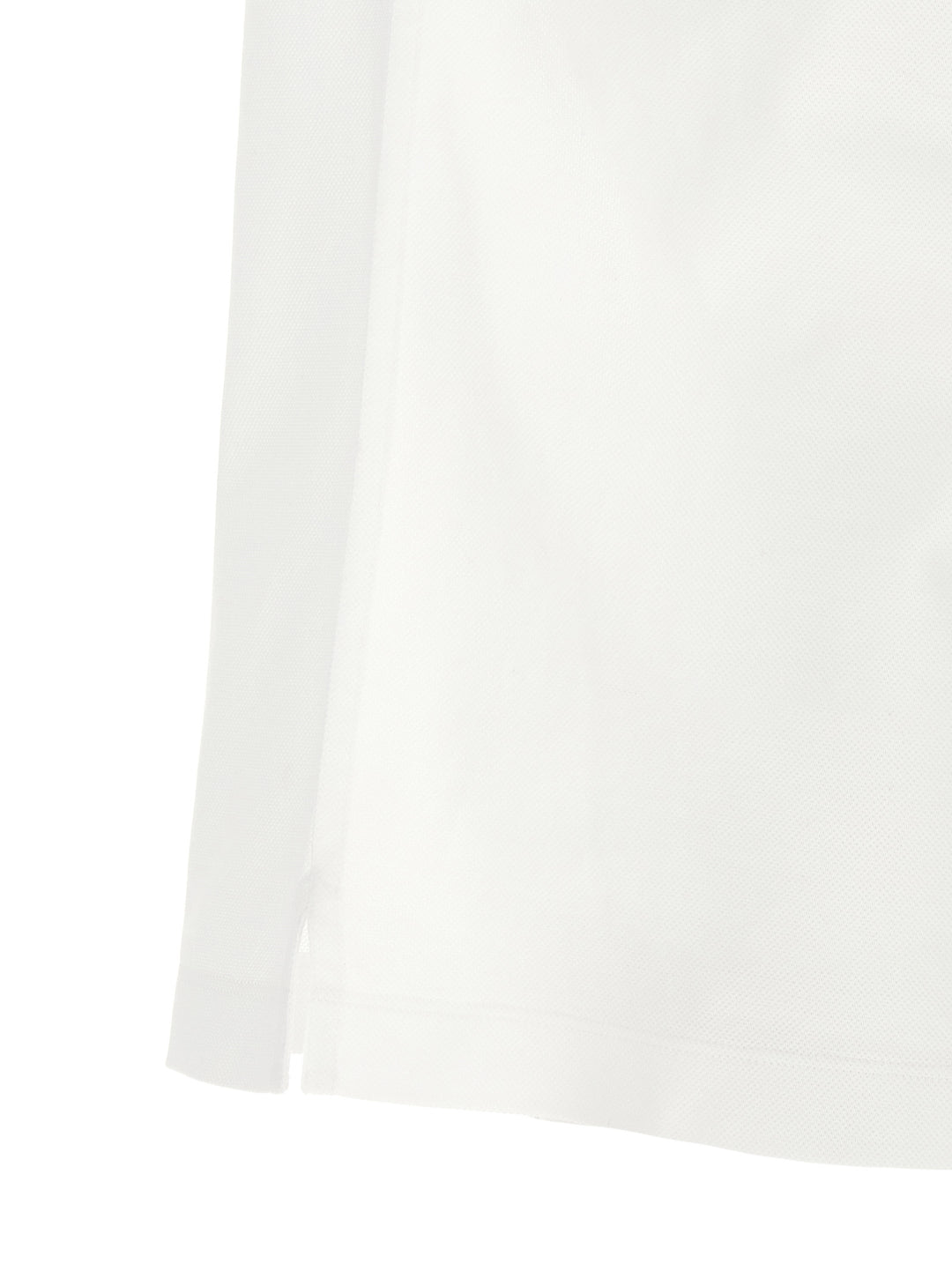 Zegna Piqué Cotton  Shirt Polo - White | 44d8018be51edeacc685104020e9420fb7807693