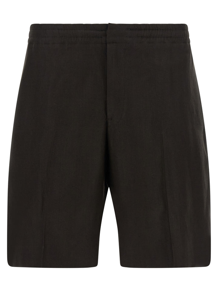 Zegna Linen Bermuda Shorts Bermuda and Short - Brown | b90e2eaf7bab4cdf1b27884ea5810f244bb020be