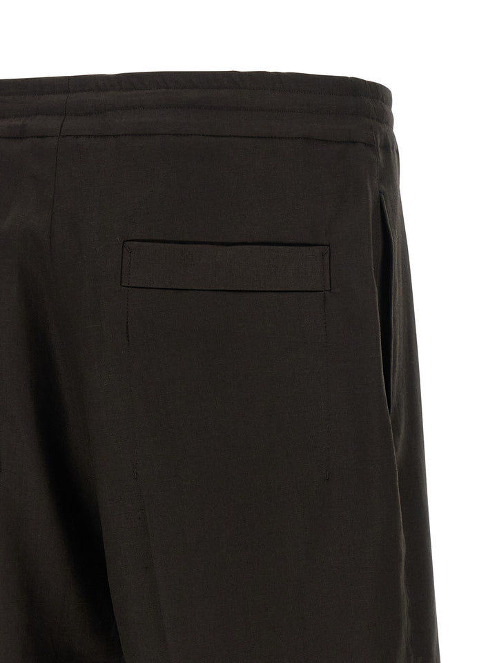 Zegna Linen Bermuda Shorts Bermuda and Short - Brown | 9cbc2d9ea0ec9d582061168d0079cf36fc452d42