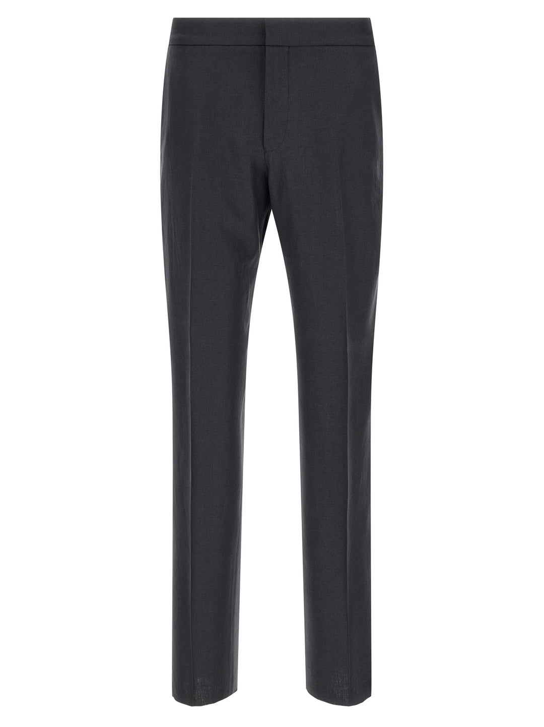 Zegna Linen Trousers Pants - Blue | 53cc1248df8e67af7215a40c1367b8a97f00d844