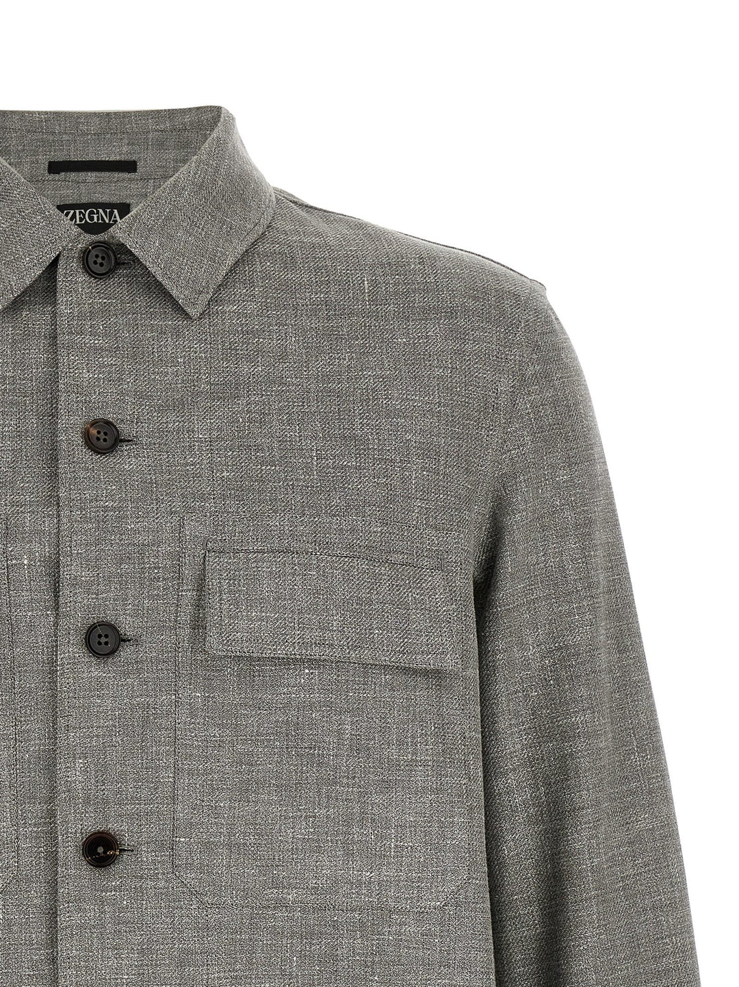Zegna Crossover Shirt and Blouse - Beige | 5410ff0a196fb1b90ecdd02b1cc0c367faa0f8fb