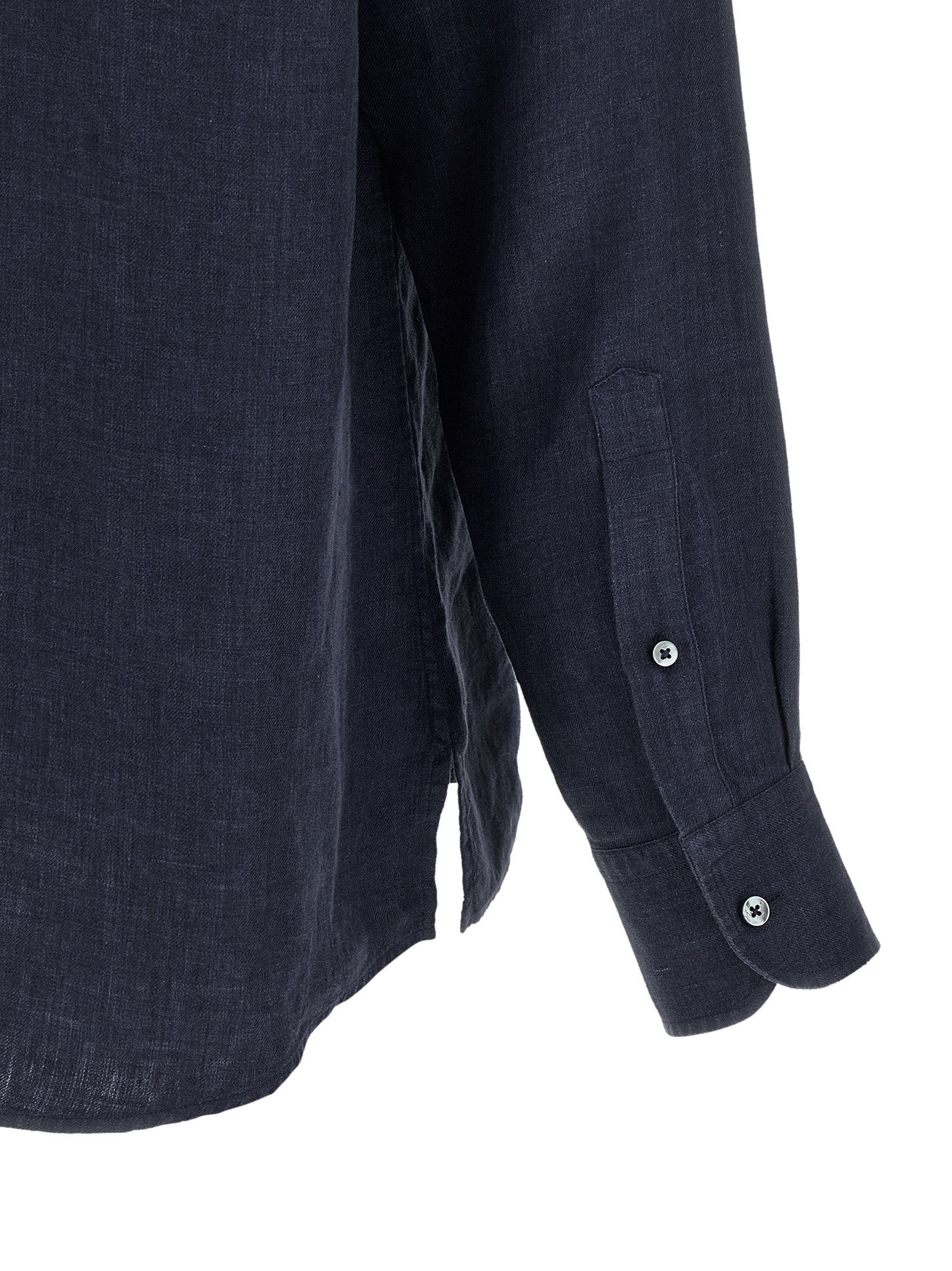 Zegna Oasi Lino Polo Blue | Wanan Luxury