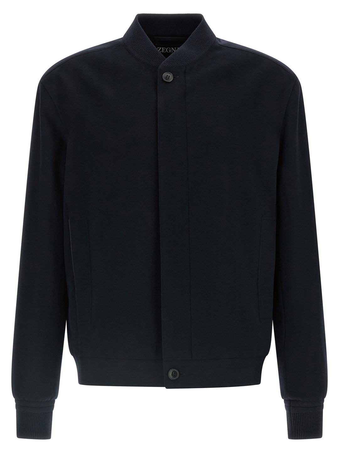 Zegna Oasis Cashmere Bomber Jacket Puffer Jackets - Blue | a0268949215b2392453a5cedbae059795d3bd1b7