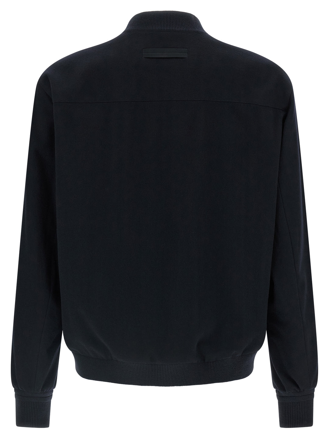 Zegna Oasis Cashmere Bomber Jacket Puffer Jackets - Blue | 657c651a5fd94b22d04ca59860292d6703091e97