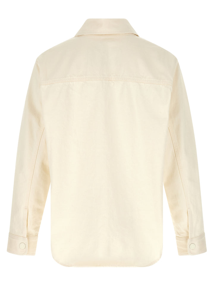 Ami Paris Ami De Coeur Shirt and Blouse - Beige | 2647d9cdf2fdeac97a95fa72450b79dc43d30272