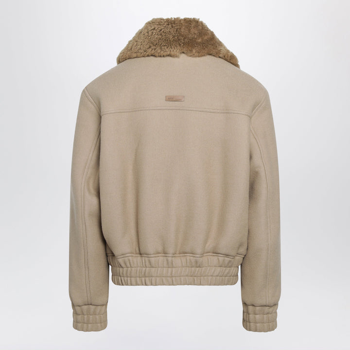 Ami Paris Coats & Jackets - Beige | b8fe5a2ab5a78185bb153259b973e2137190f2d7