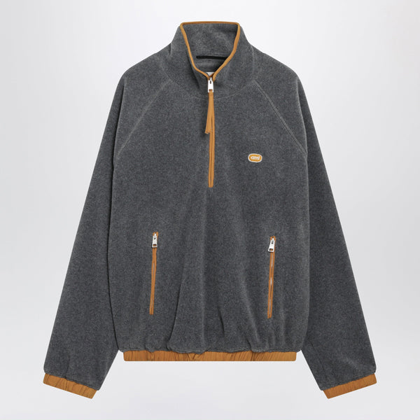 Ash Grey Fleece Vareuse