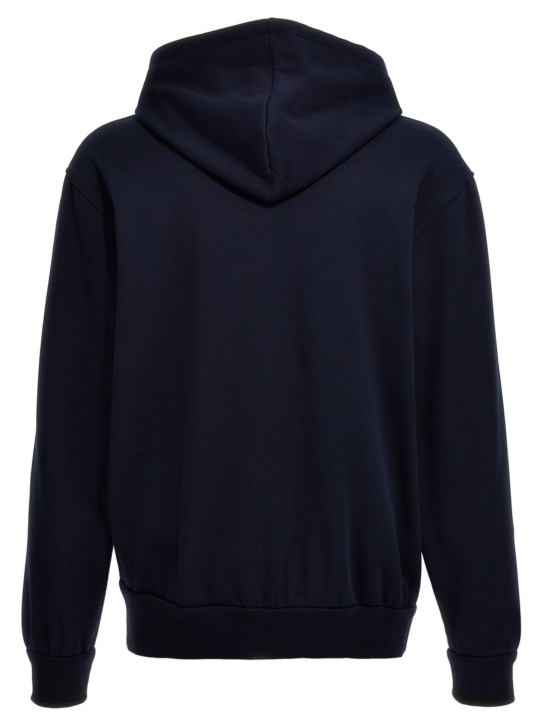 Brioni Piquet Cotton Hoodie Sweatshirt - Blue | 3d67c07477a2a76cb37ff68d9d138b0fb146ca15