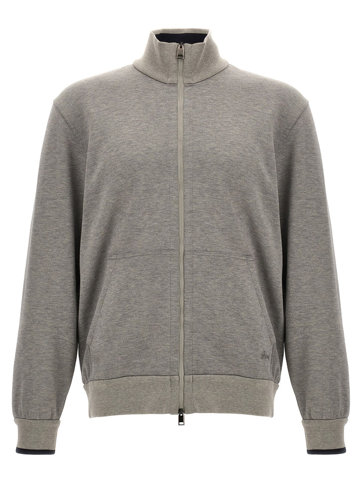 Processed Cotton Sweatshirt Gray