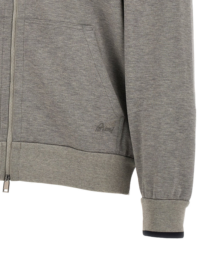 Processed Cotton Sweatshirt Gray