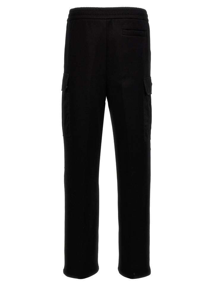 Prada Nylon Insert Cargo Joggers Pants - Black | b9b1dc7b0696bfa911cbb015521831ed1022b7e0