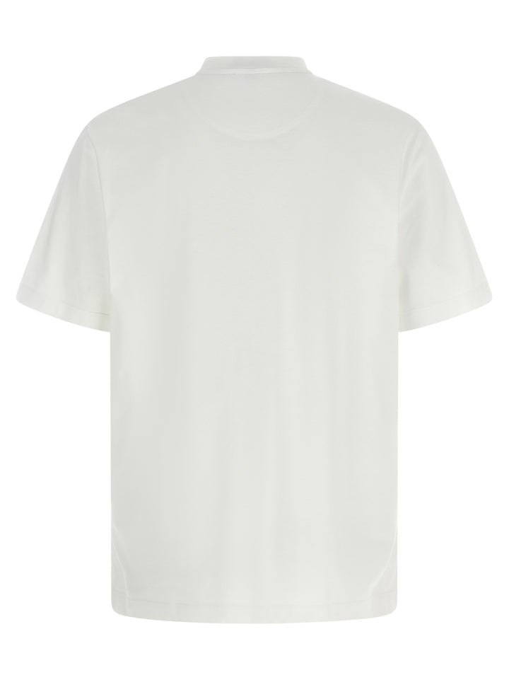 Brioni Logo T-shirt - White | c2cc7a5d6c48021a48d9e028fc7d385666650ede