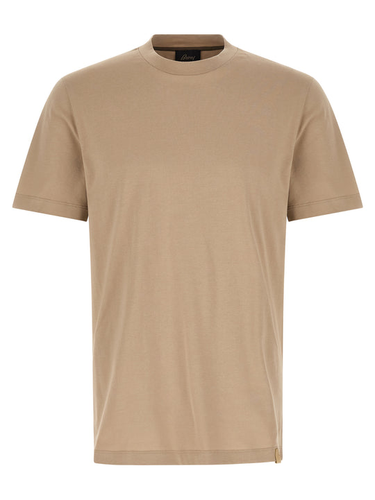 Carbonated Cotton T-Shirt Beige