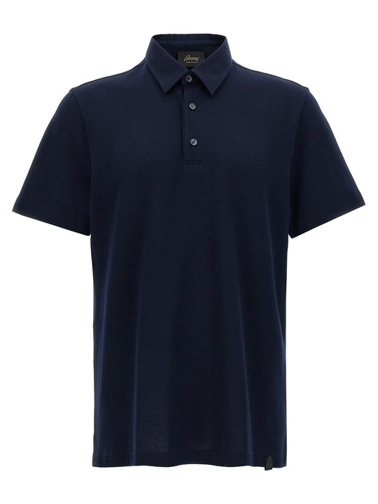 Cotton Shirt Polo Blue