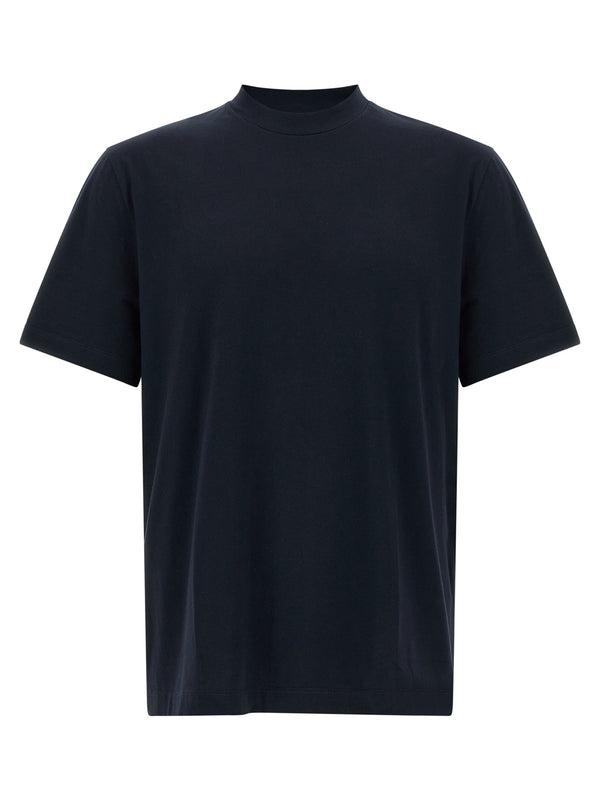 Logo Embroidery T-Shirt Blue